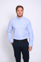 RALPH LAUREN CAMISA MANGA LARGA HOMBRE AZUL