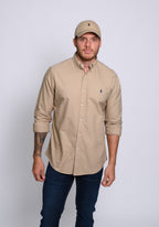 RALPH LAUREN CAMISA MANGA LARGA HOMBRE KHAKI