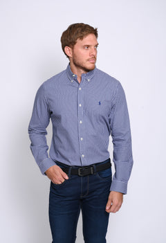 RALPH LAUREN CAMISA MANGA LARGA HOMBRE AZUL