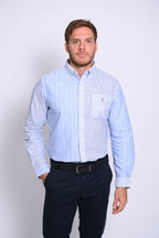 RALPH LAUREN CAMISA MANGA LARGA HOMBRE AZUL