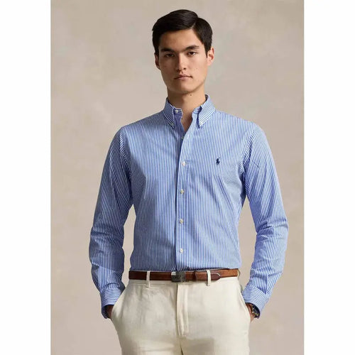 RALPH LAUREN CAMISA MANGA LARGA HOMBRE AZUL