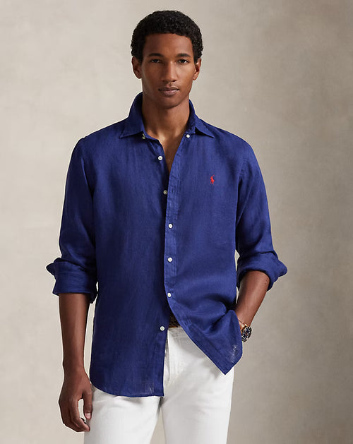 RALPH LAUREN HOMBRE CAMISA M/L AZUL