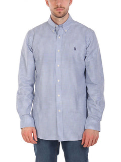 RALPH LAUREN CAMISA MANGA LARGA HOMBRE AZUL
