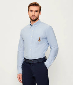 RALPH LAUREN CAMISA MANGA LARGA HOMBRE AZUL