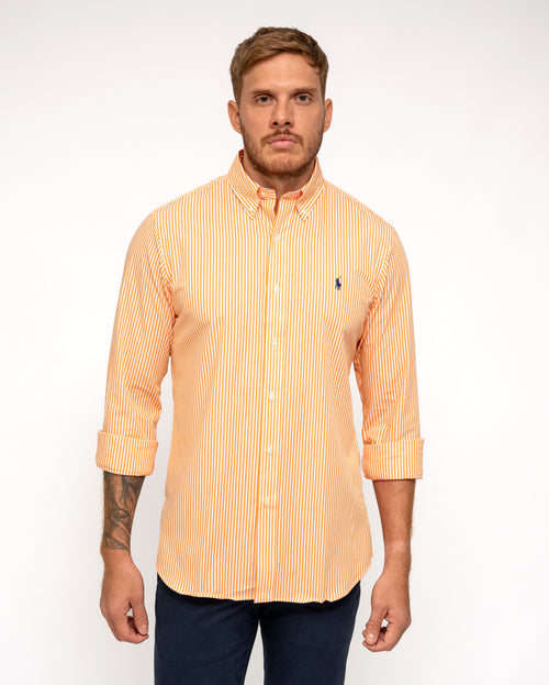 RALPH LAUREN CAMISA MANGA LARGA HOMBRE BLANCO