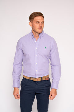 RALPH LAUREN CAMISA MANGA LARGA HOMBRE BLANCO