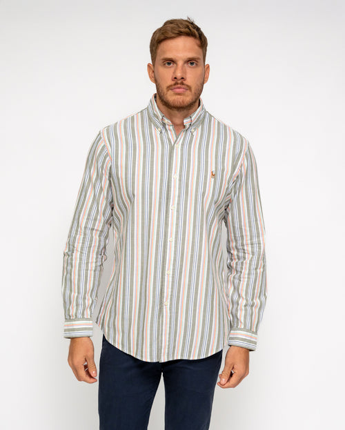 RALPH LAUREN CAMISA MANGA LARGA HOMBRE NARANJA