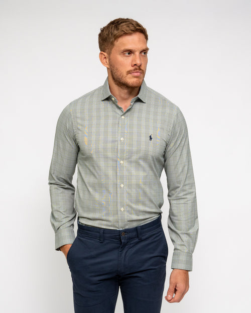 RALPH LAUREN CAMISA MANGA LARGA HOMBRE VERDE