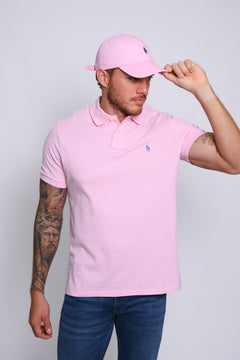 RALPH LAUREN CAMISETAS TIPO POLO HOMBRE ROSADO