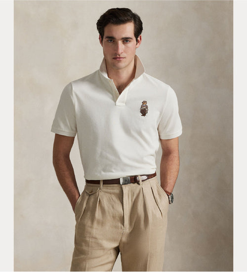 RALPH LAUREN CAMISA TIPO POLO HOMBRE BLANCO
