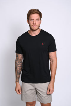 RALPH LAUREN CAMISETAS CUELLO REDONDO HOMBRE NEGRO