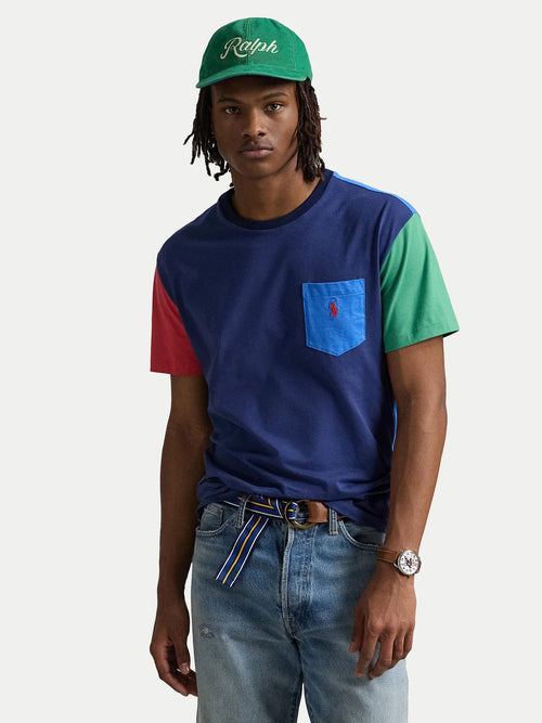 ralph lauren camisetas cuello redondo hombre azul