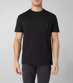 ralph lauren camisetas cuello redondo hombre negro