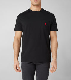 ralph lauren camisetas cuello redondo hombre negro