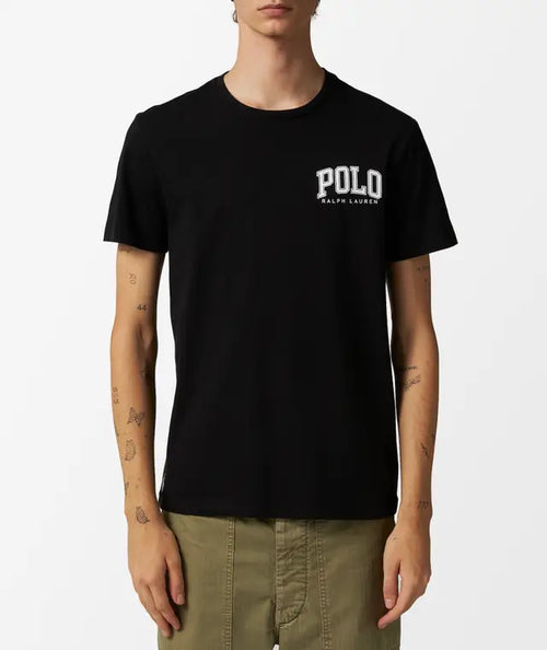 ralph lauren camisetas cuello redondo hombre negro