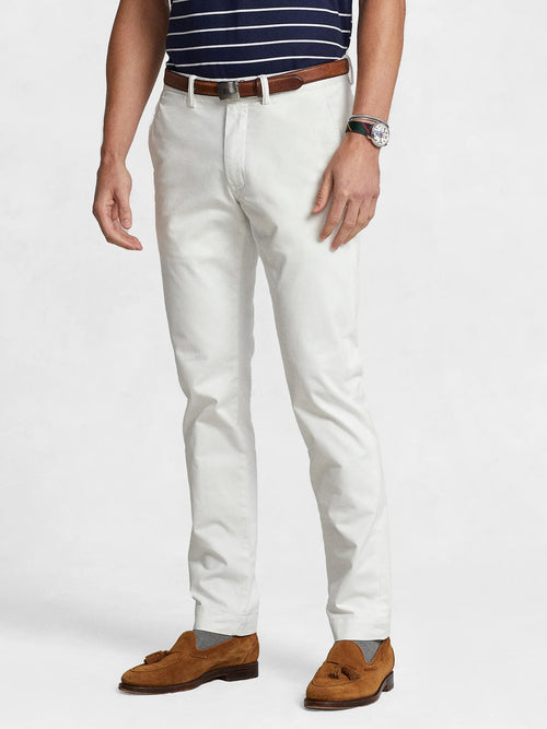 ralph lauren pantalon largo hombre blanco