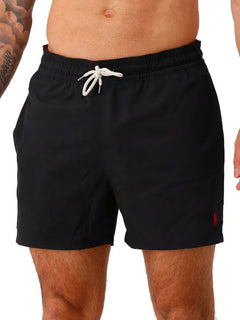 ralph lauren vestido de baño hombre negro