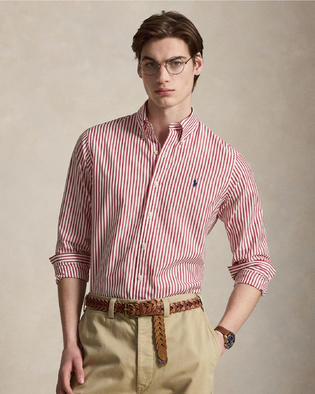 Camisa Manga Larga Woven-Sport Shirt-Shirt Ralph Lauren Para Hombre De Color Blanco
