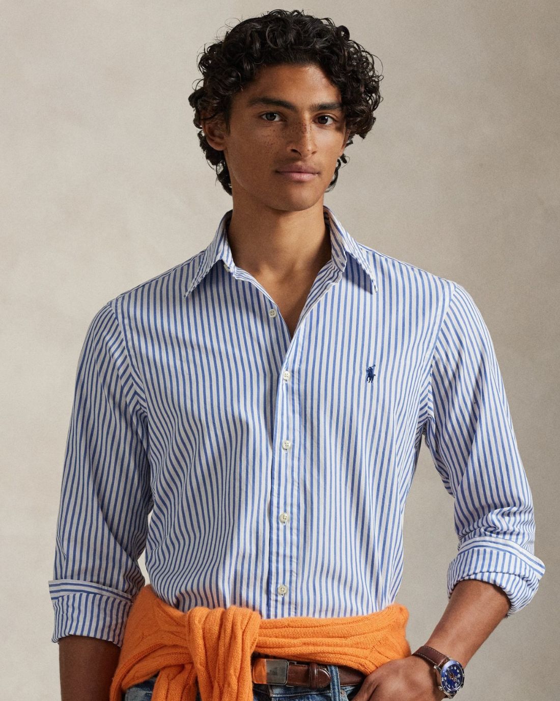 Camisa Manga Larga Woven-Sport Shirt-Shirt Ralph Lauren Para Hombre De Color Blanco