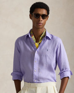 Camisa Manga Larga Cubdppcs-Long Sleeve-Sport Shirt Ralph Lauren Para Hombre De Color Morado