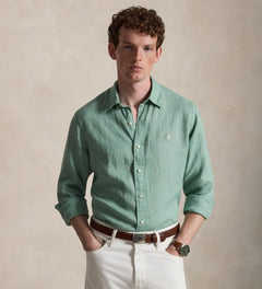 CAMISA MANGA LARGA RALPH LAUREN PARA CABALLERO SPORT VERDE REF 710966294522