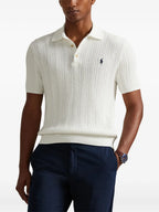 CAMISA TIPO POLO RALPH LAUREN PARA CABALLERO PULLOVER BLANCO REF 710B13893002
