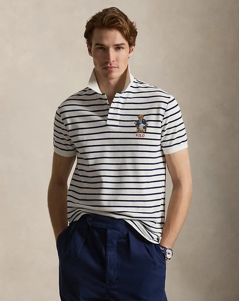 CAMISA TIPO POLO RALPH LAUREN PARA CABALLERO BLANCO REF 710B18545001