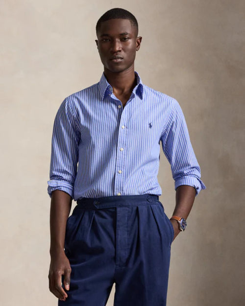 Camisa Woven-Sport Shirt-Shirt Ralph Lauren Para Hombre De Color Azul