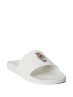 Sandalias Polo Slide-Sandals-Slide Ralph Lauren Para Hombre De Color Blanco