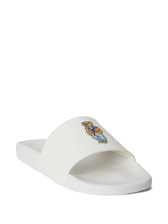 Sandalias Polo Slide-Sandals-Slide Ralph Lauren Para Hombre De Color Blanco