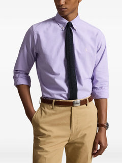 CAMISA RALPH LAUREN PARA CABALLERO MANGA LARGA SPORT MORADO REF 710805564511