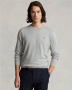 Sueter Ls Sf Cn Pp-Long Sleeve-Sweater Ralph Lauren Para Hombre De Color Gris