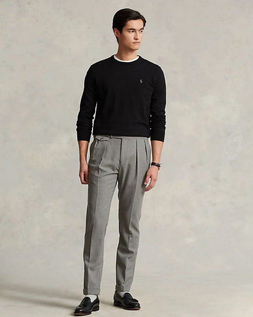 Sueter Ls Sf Cn Pp-Long Sleeve-Sweater Ralph Lauren Para Hombre De Color Negro