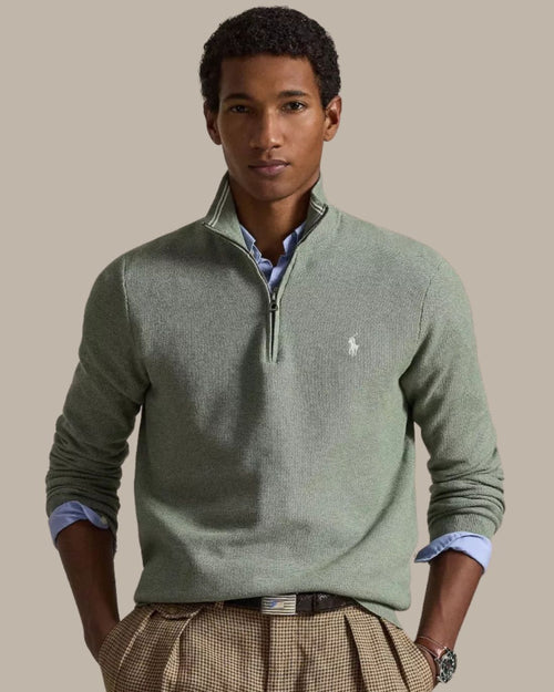 Sueter Ls Hz-Long Sleeve-Pullover Ralph Lauren Para Hombre De Color Verde