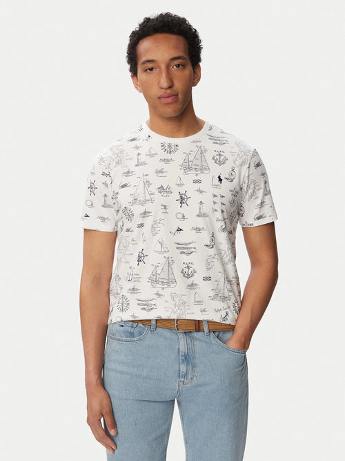 CAMISETA RALPH LAUREN PARA CABALLERO BLANCO REF 710B21924001