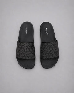 Sandalia Jake Slide Negro Para Hombre Michael Kors