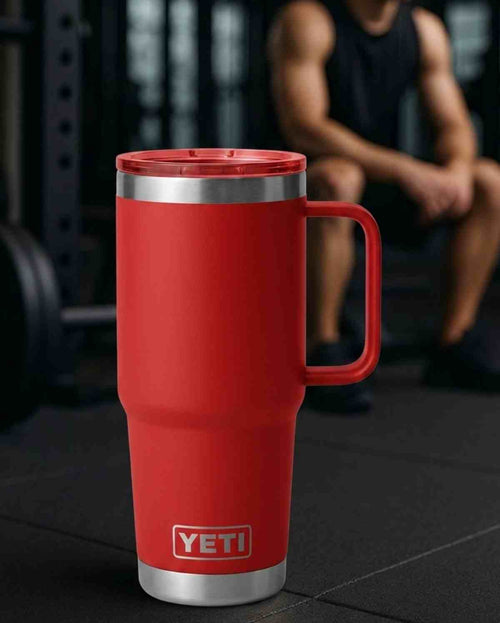 Rambler 20 oz Travel Straw Mug Rescue Red 21071506224