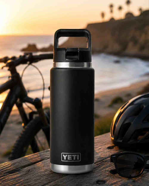 Rambler 26 oz Straw Bottle Black 21071504106
