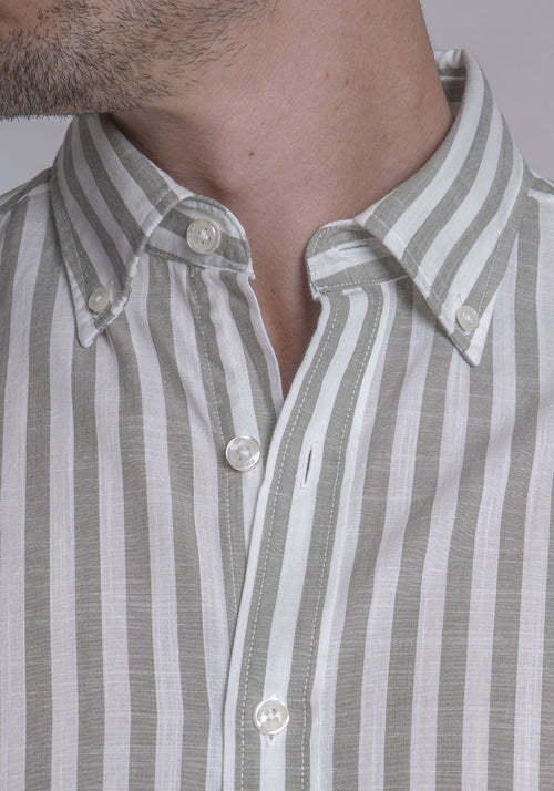 CARVEN CAMISA M/L HOMBRE VERDE CVK04143AYGE