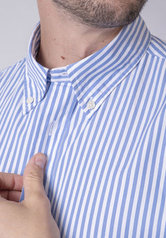 CARVEN CAMISA M/L HOMBRE AZUL CVK04216ABU