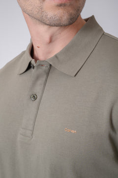 CARVEN POLO HOMBRE VERDE CVY31566AYGE