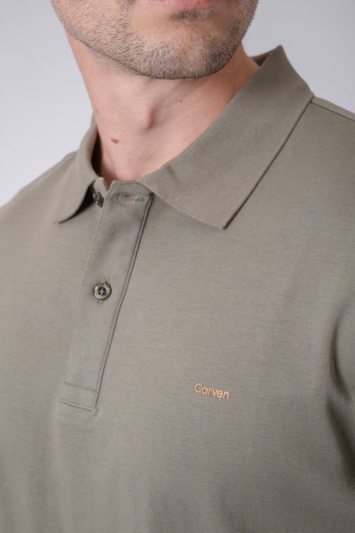 CARVEN POLO HOMBRE VERDE CVY31566AYGE