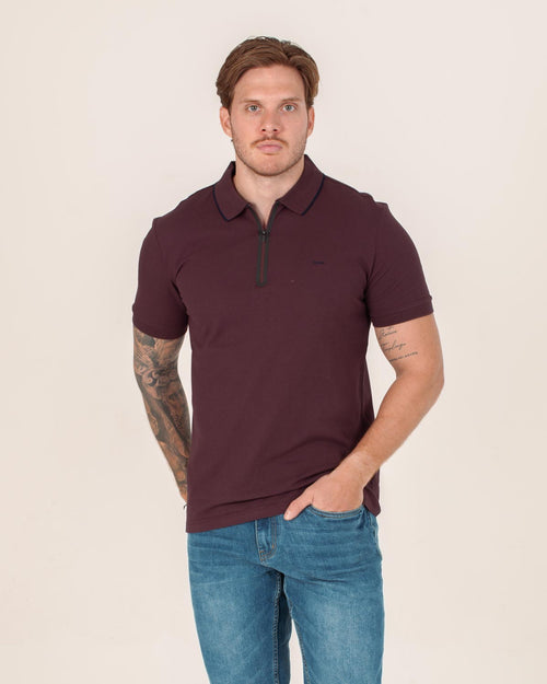 CARVEN POLO HOMBRE ROJO CVY31176DKBUR