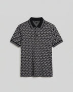 Camisa Tipo Polo Mk Sig Greenwich Polo Negro Para Hombre Michael Kors