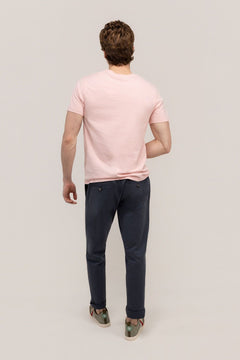 Camiseta Garment Dyed EL GANSO HOMBRE ROSADO