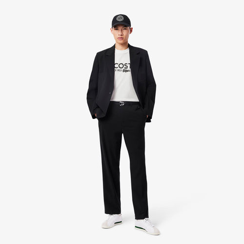 LACOSTE TH654123001 CAMISETA DE ALGODON ESTAMPADA WHITE