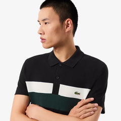 LACOSTE PH59186XH POLO MINIPIQUE COLOR BLOCK FIT BLACK