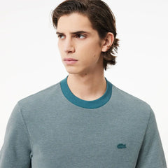 lacoste camiseta cuello redondo azul