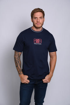 NAUTICA CAMISETAS DE HOMBRE AZUL