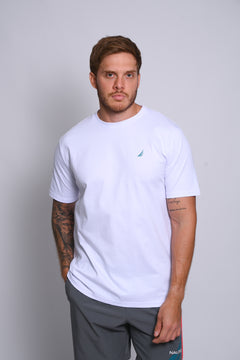 NAUTICA CAMISETAS DE HOMBRE BLANCO